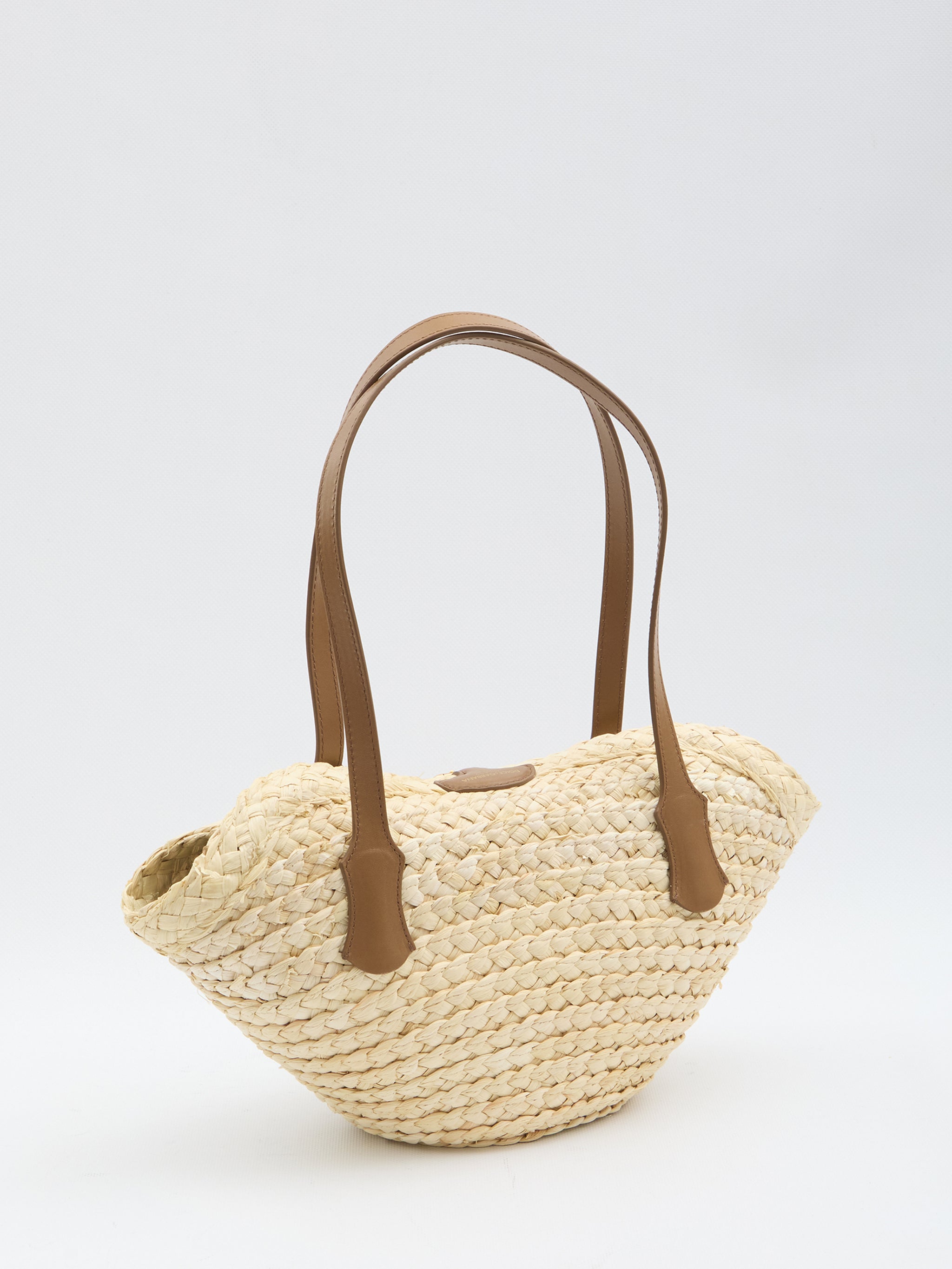 capri coffa bag in straw