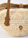 capri coffa bag in straw