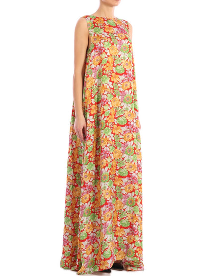 PLAN C 38 floral print maxi dress