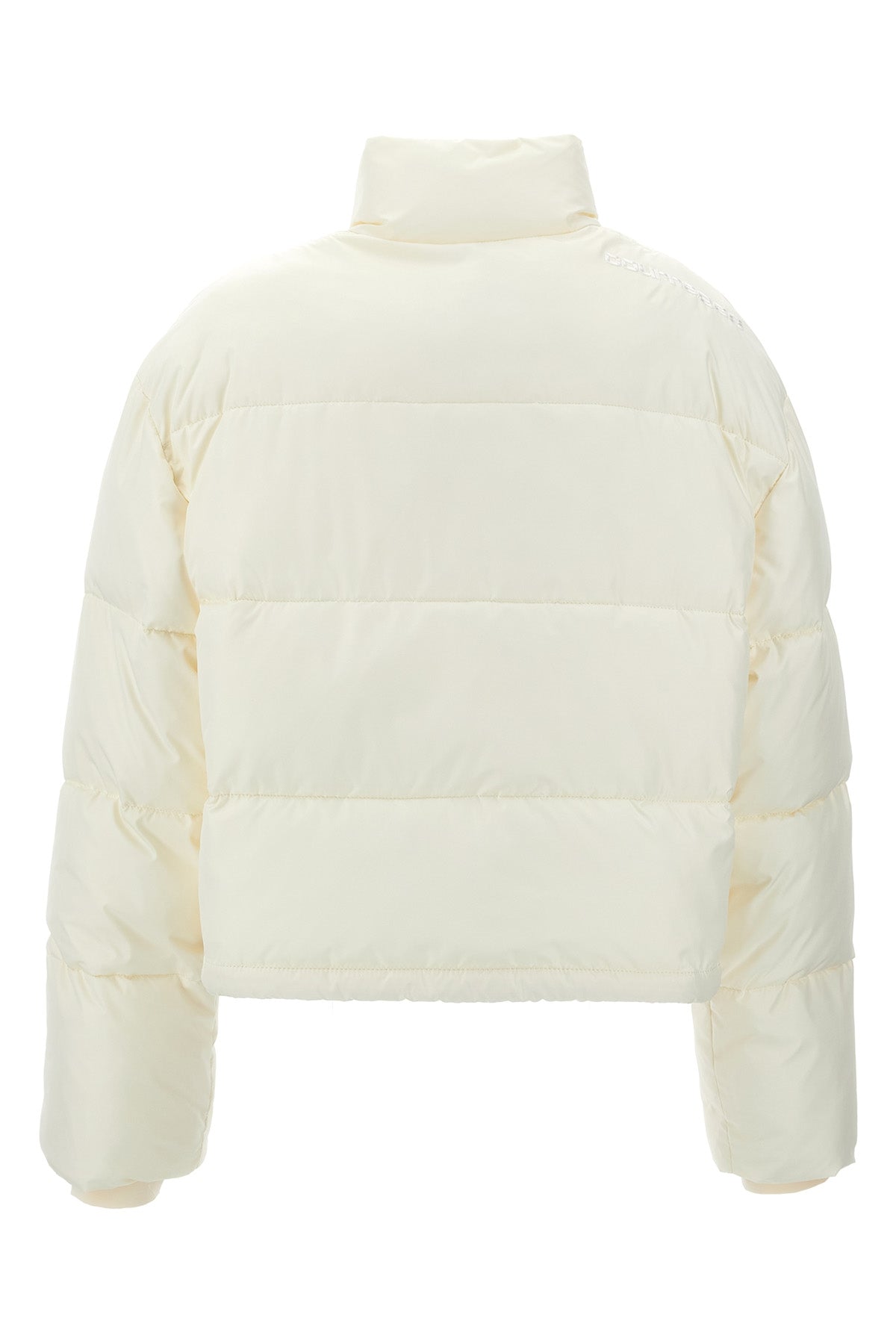 ac cropped puffer jacket in padded nylon