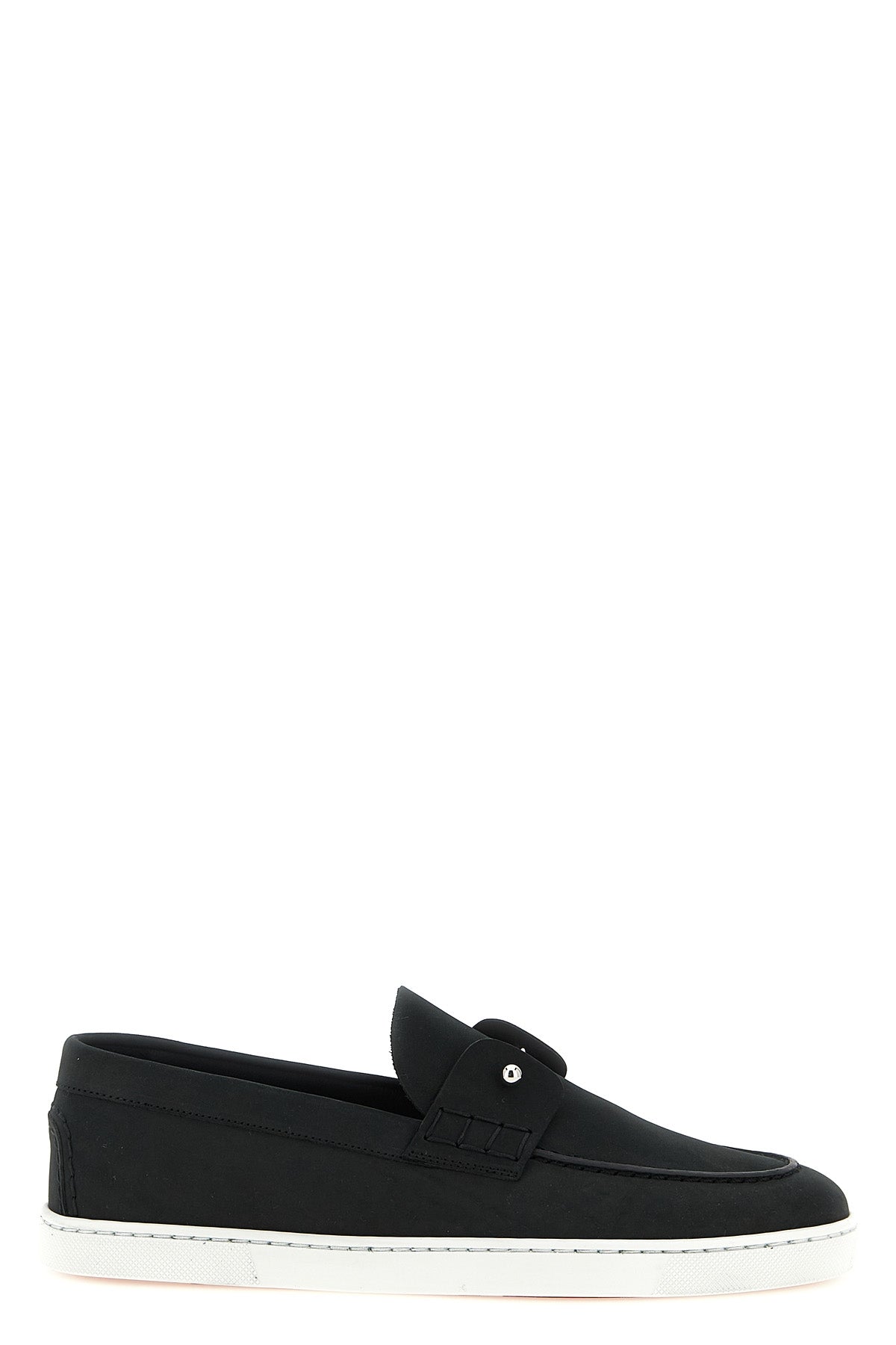 chambeliboat nubuck leather loafers slip-on style