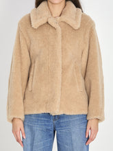 MAX MARA 38 cropped teddy coat