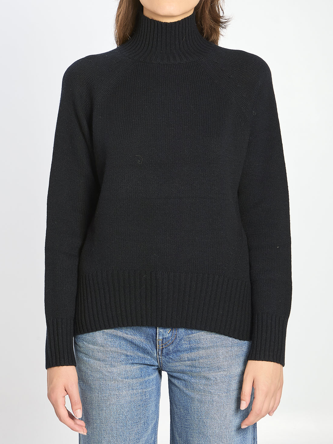 ALLUDE S turtleneck in wool and cashmere 
