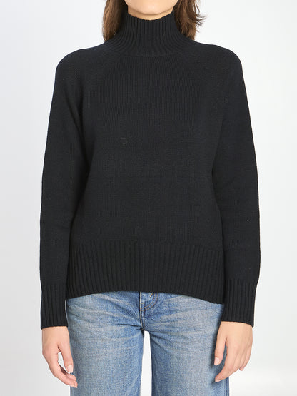 ALLUDE S turtleneck in wool and cashmere 