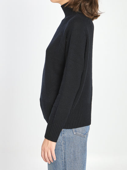 ALLUDE S turtleneck in wool and cashmere 