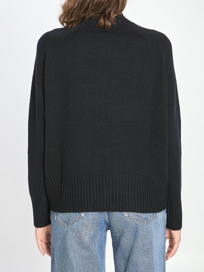 ALLUDE S turtleneck in wool and cashmere 
