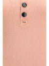 fitted henley tank top