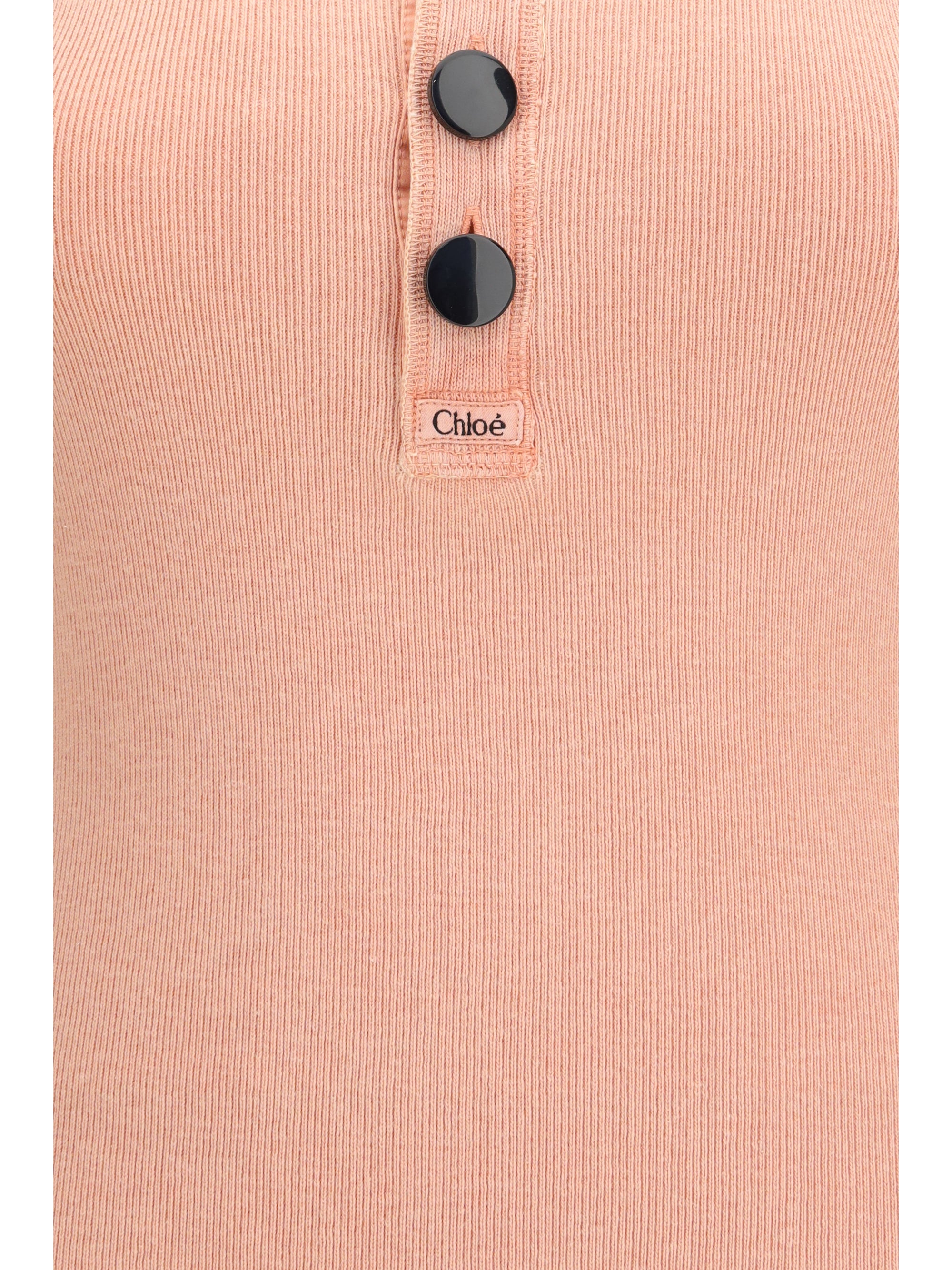 fitted henley tank top