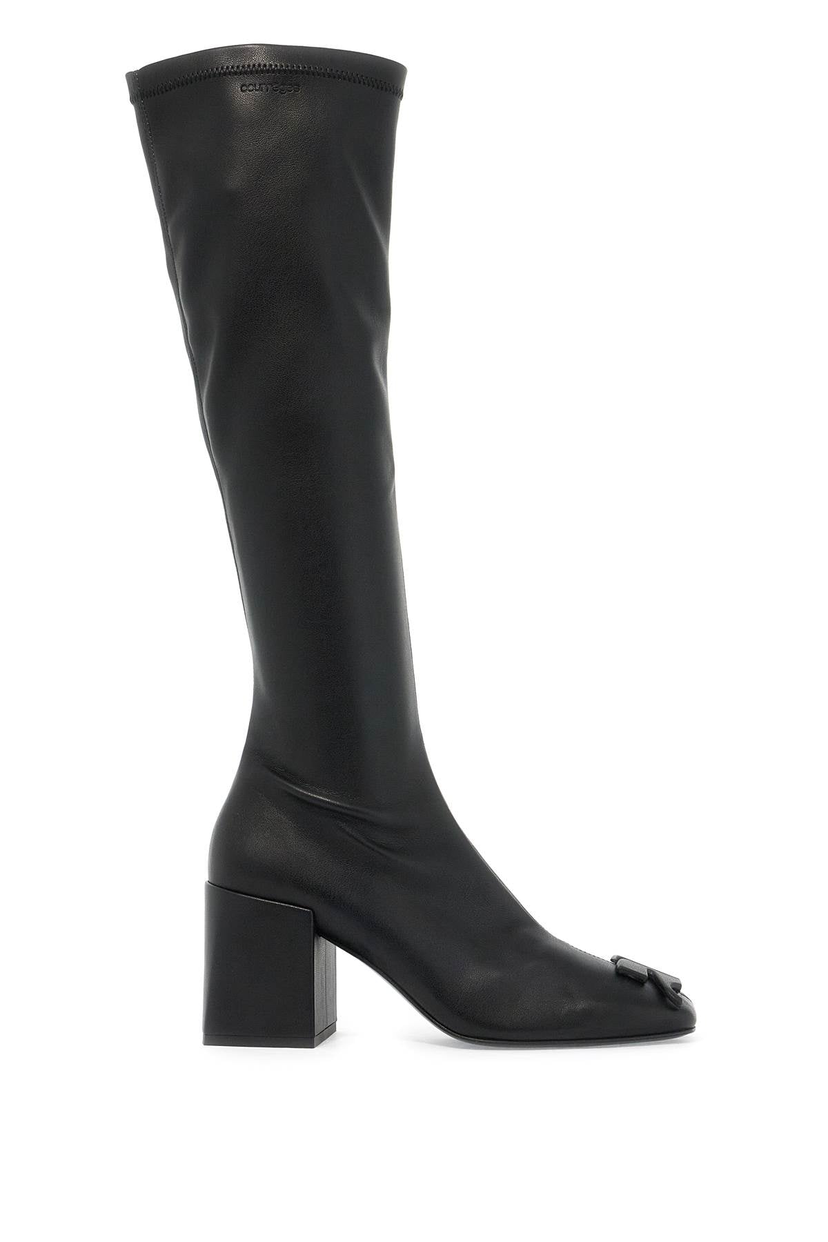 stretch reedition eco-leather boots