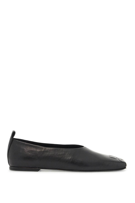 ist leather ballet flats