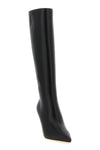 the christian louboutin miss z botta high boots embody a sculptural and rigorous