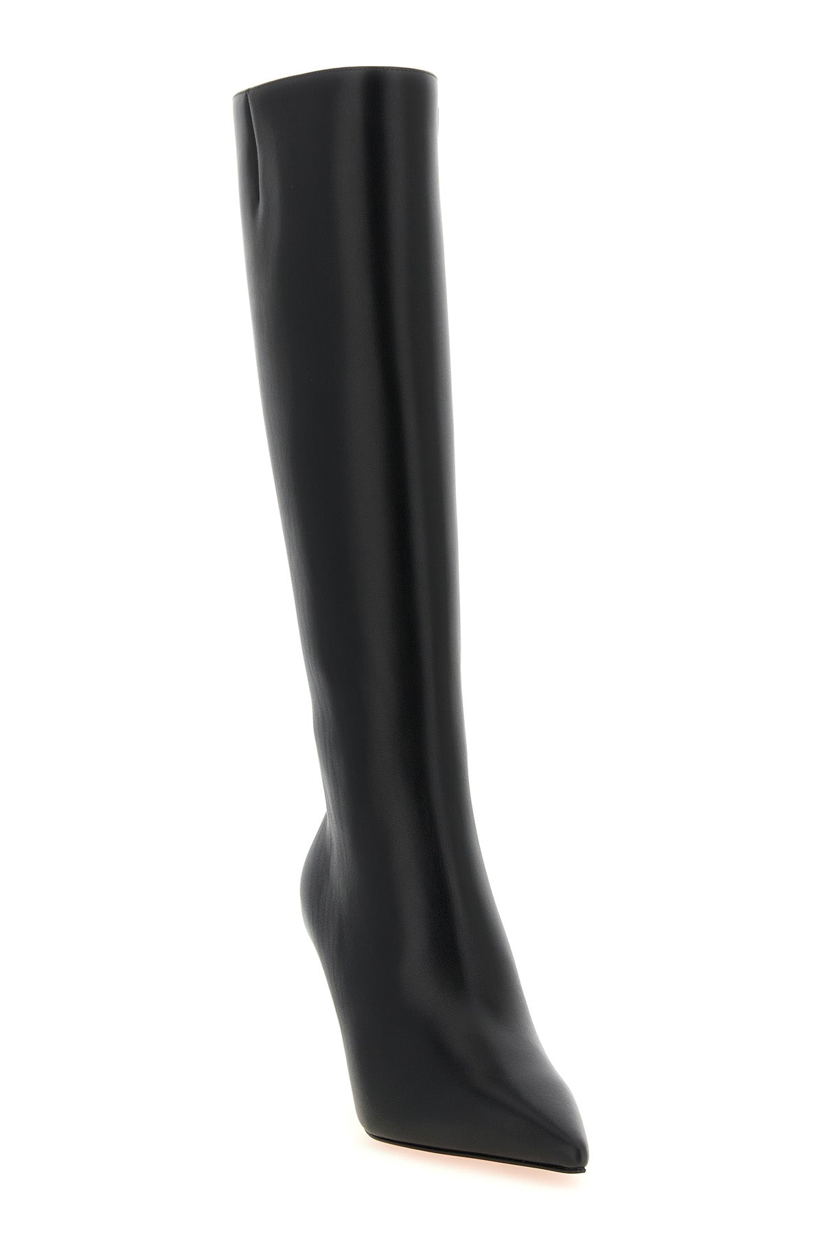 the christian louboutin miss z botta high boots embody a sculptural and rigorous