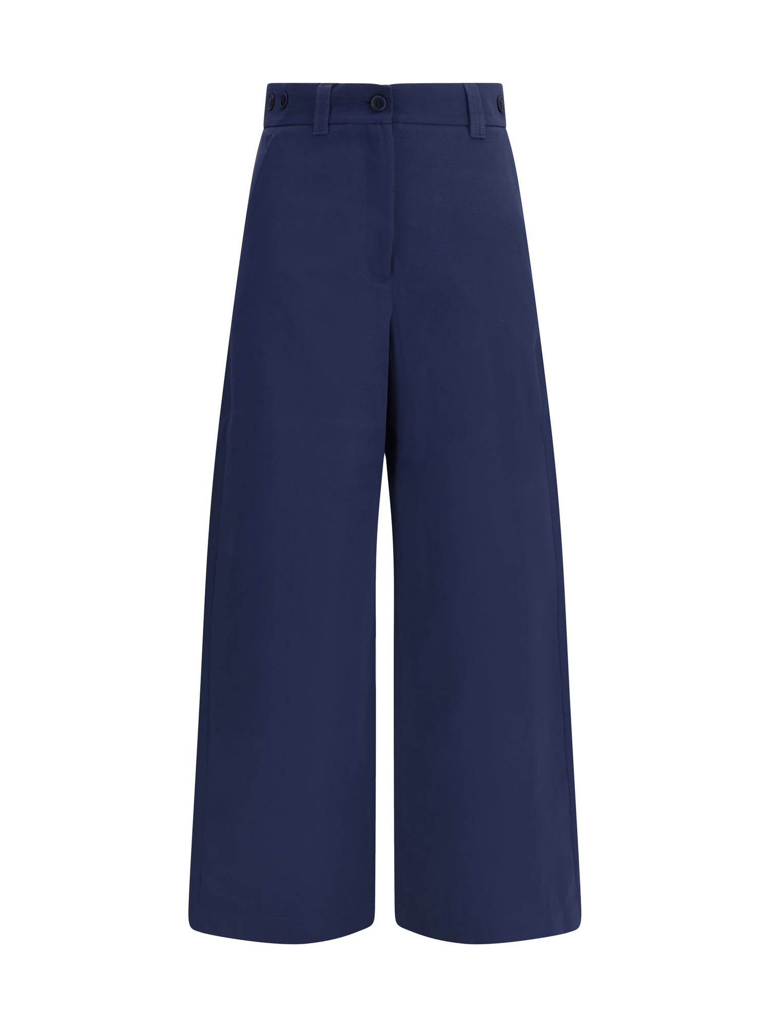 MAX MARA WEEKEND 34 alfeo trousers in cotton gabardine