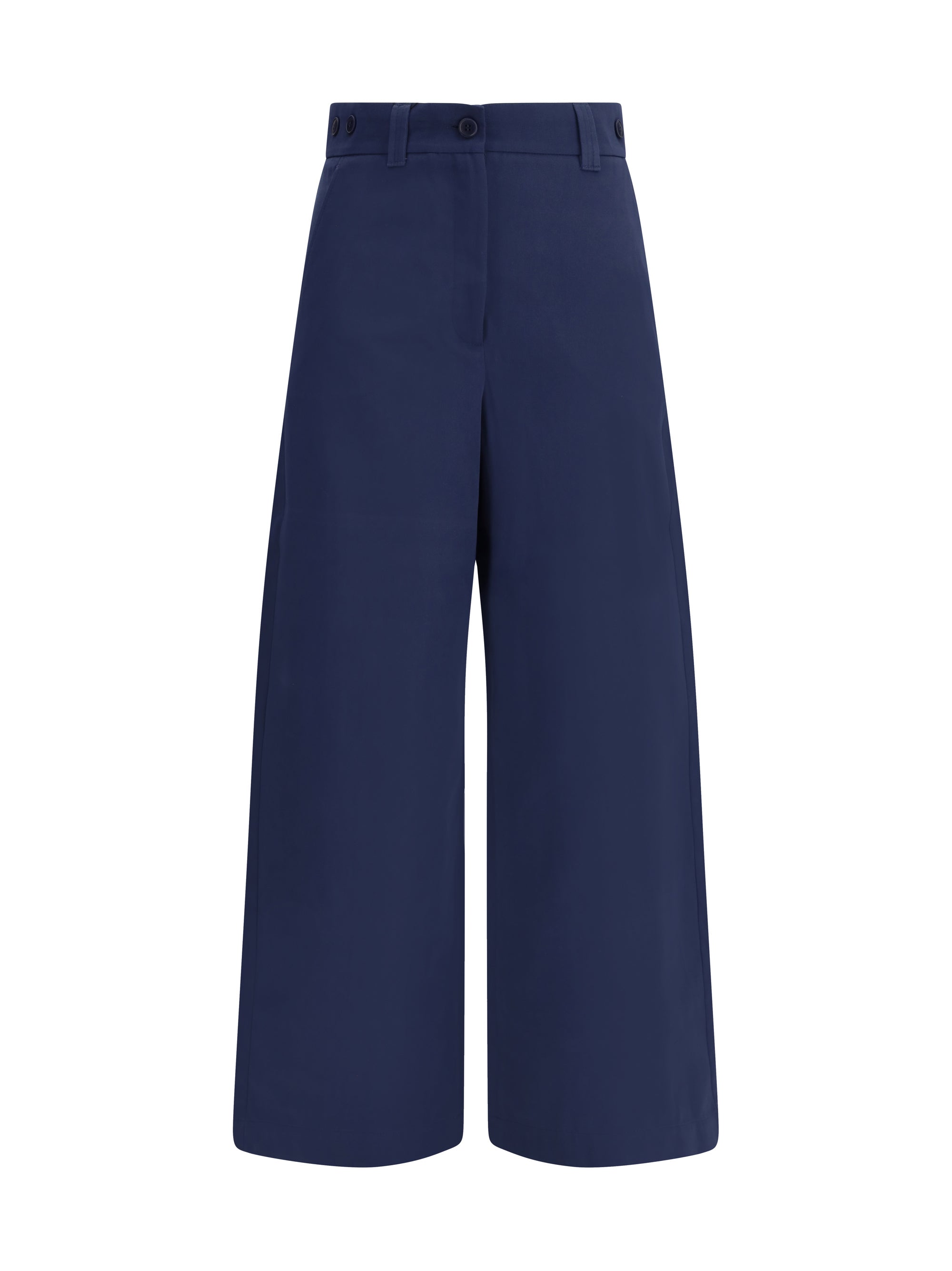 MAX MARA WEEKEND 34 alfeo trousers in cotton gabardine
