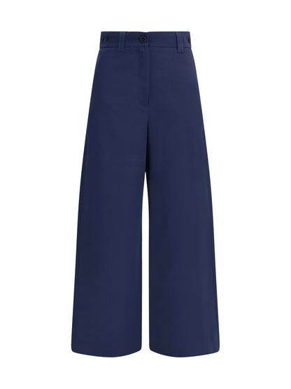 MAX MARA WEEKEND 34 alfeo trousers in cotton gabardine
