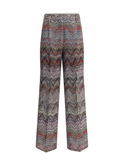 MISSONI 40 zigzag patterned pants