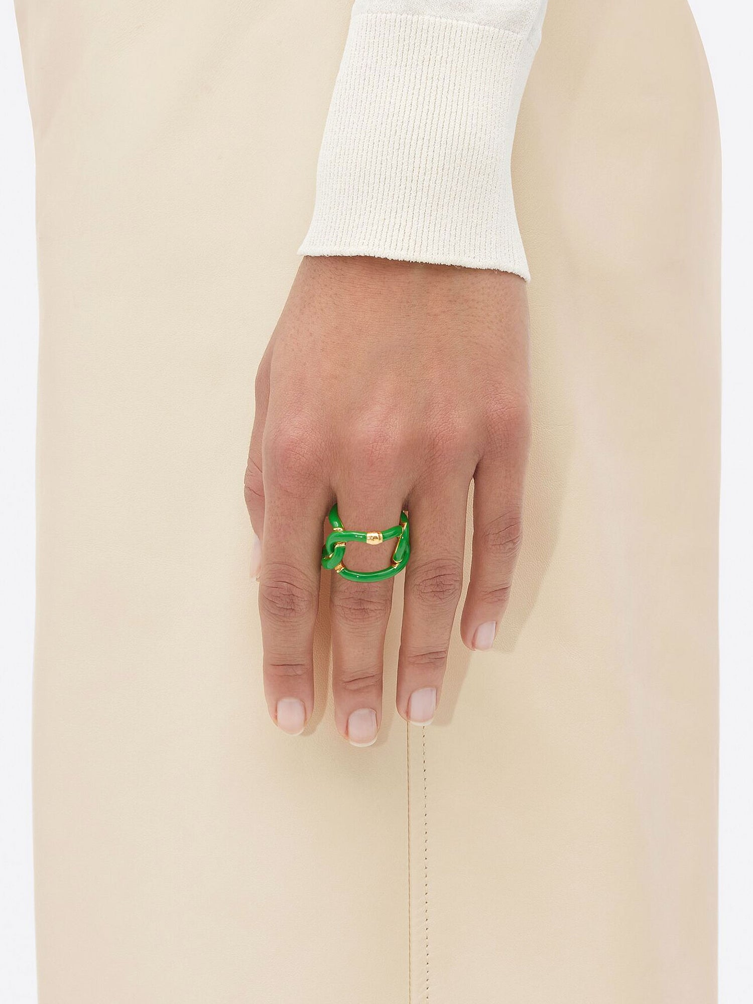 BOTTEGA VENETA 19 chains ring