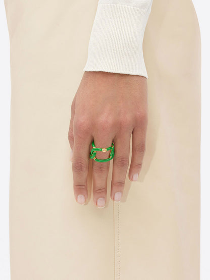 BOTTEGA VENETA 19 chains ring