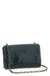 loubi54 crossbody bag in wrinkled-effect vog patent leather
