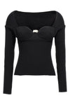 06 ribbed viscose blend sweater
