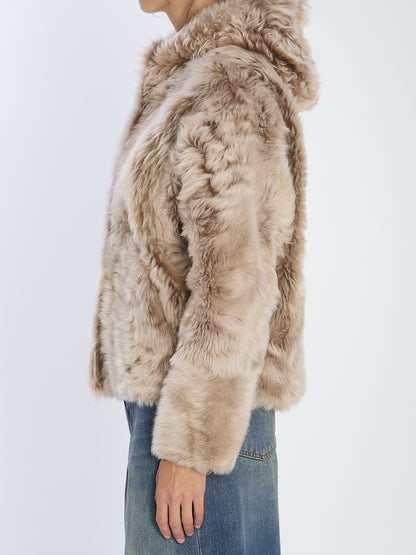 YVES SALOMON 38 lamb fur jacket
