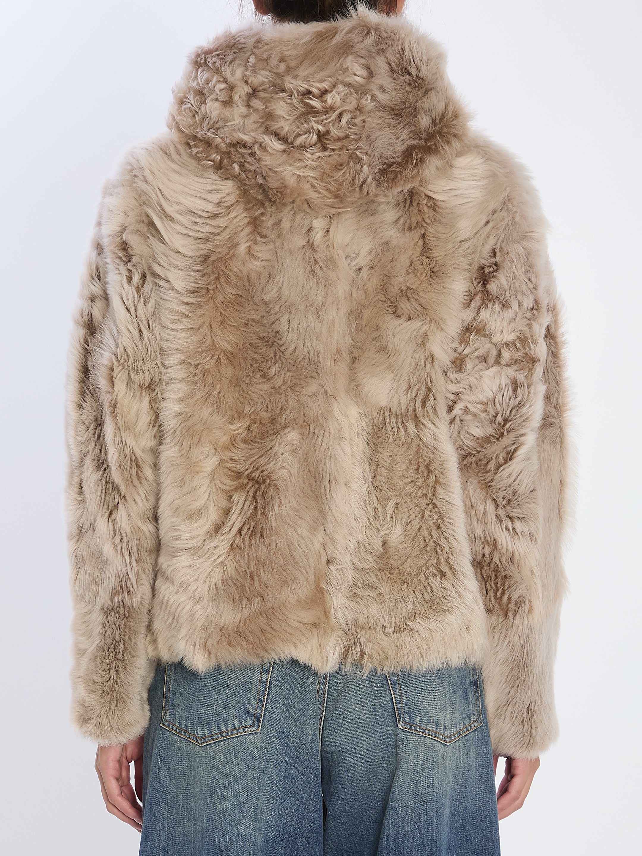 YVES SALOMON 38 lamb fur jacket