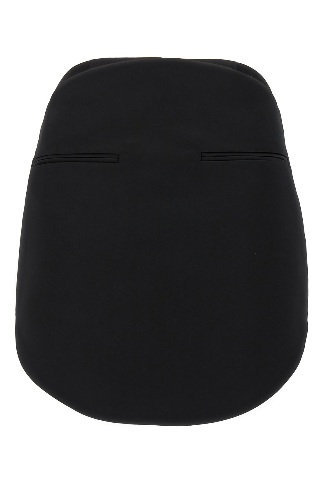 COURRÈGES 36 mini circle satin satin skirt