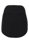 mini circle satin satin skirt