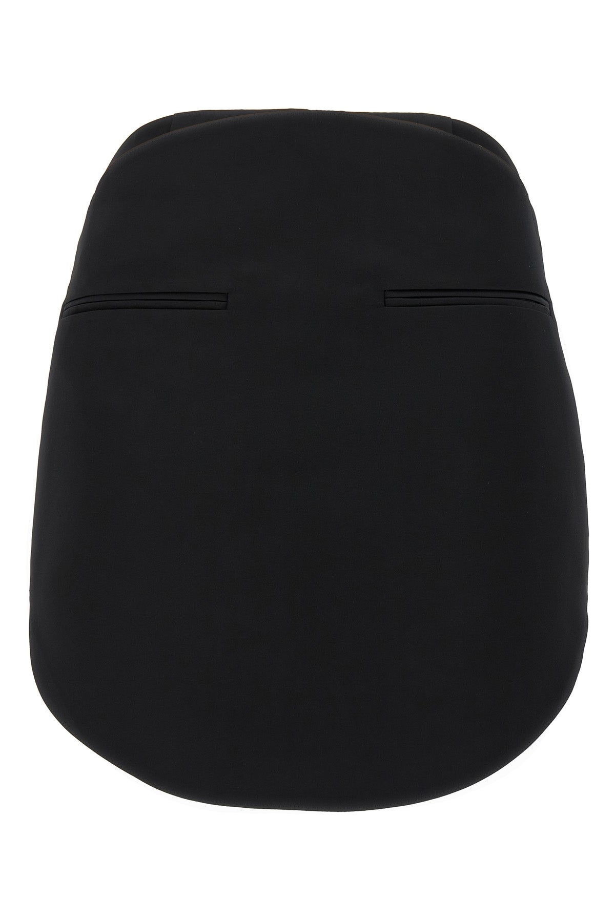 mini circle satin satin skirt