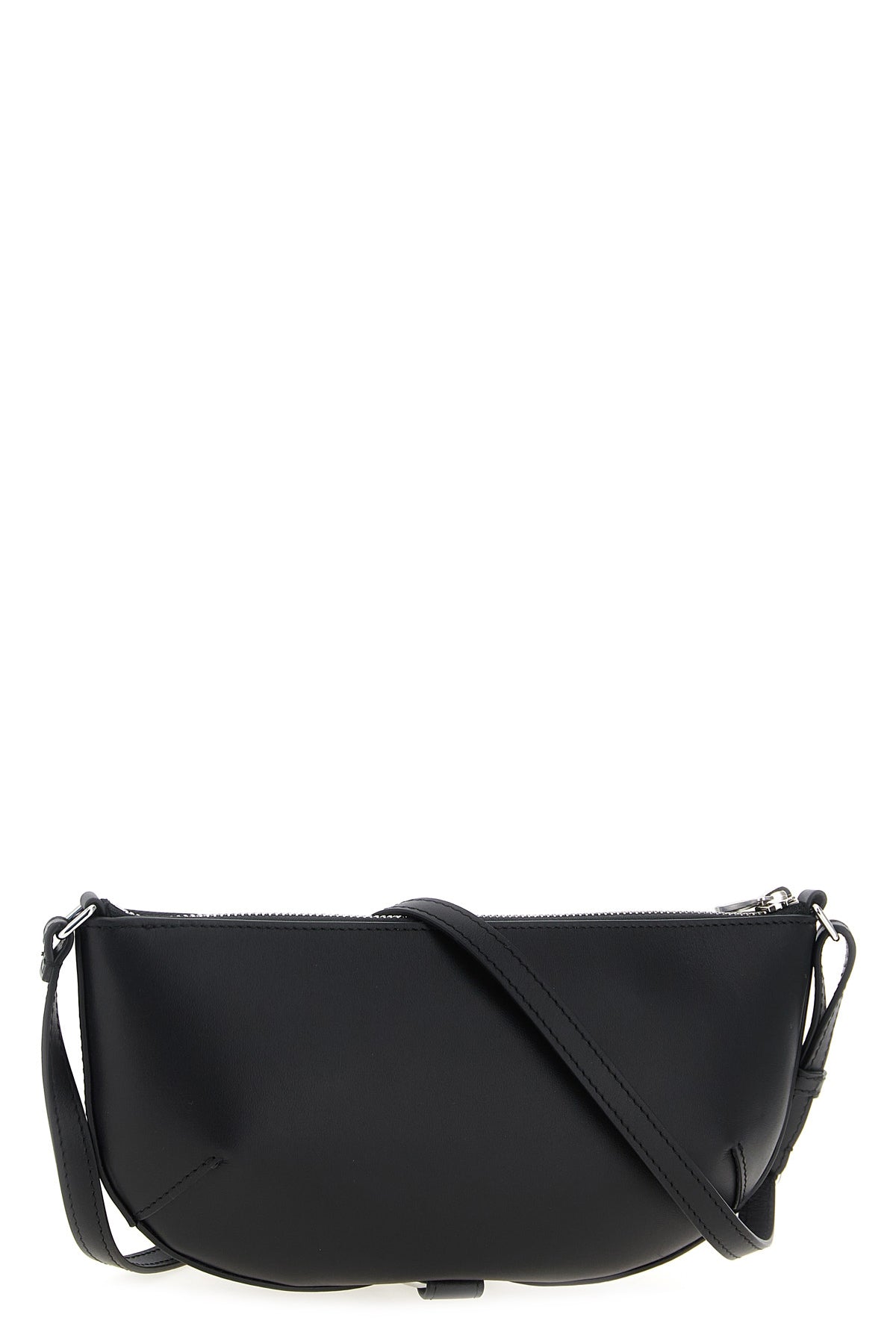 holy eclipse smooth leather shoulder bag