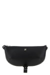 holy eclipse smooth leather shoulder bag
