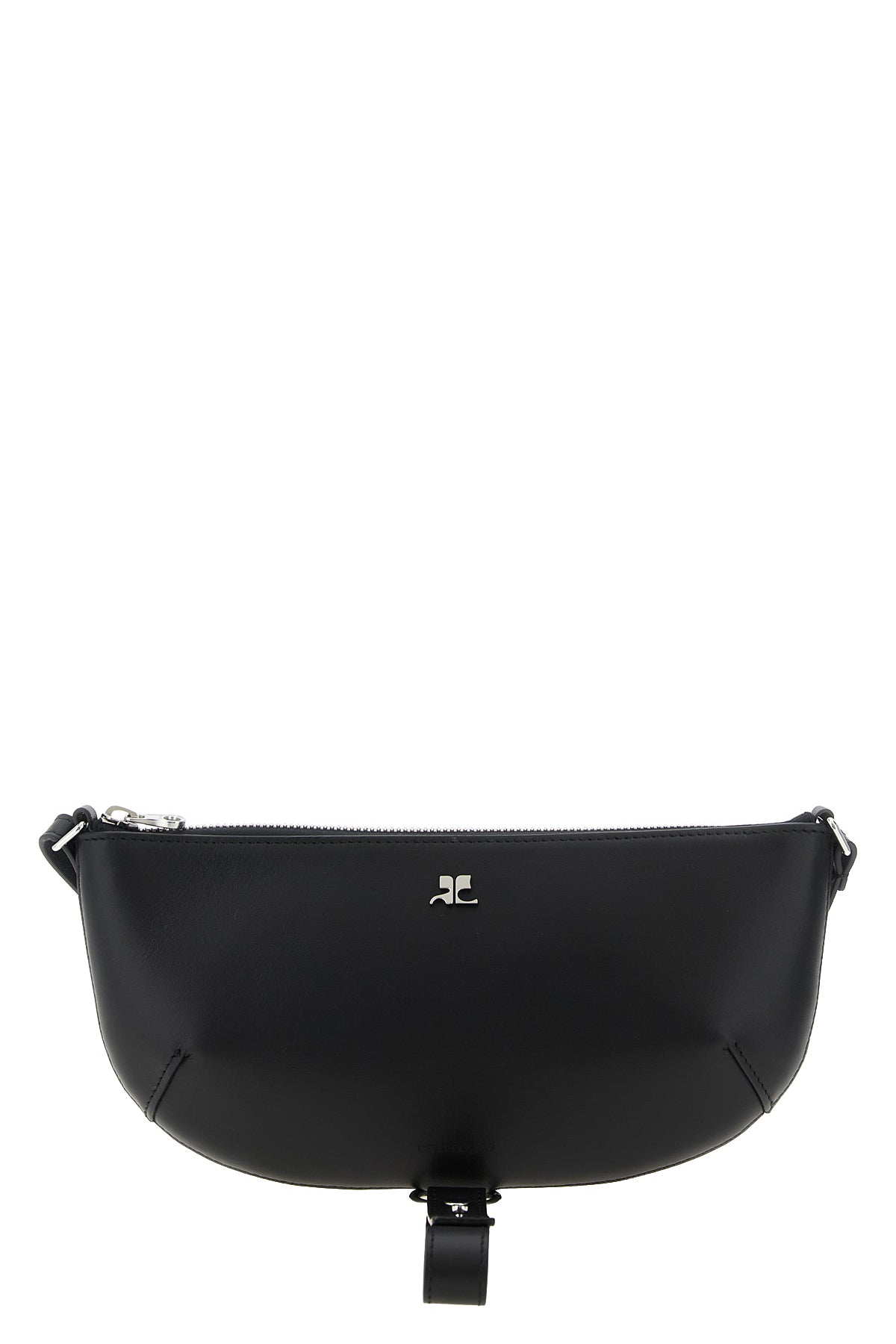 holy eclipse smooth leather shoulder bag