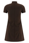 interlock tracksuit mini shiny jersey dress