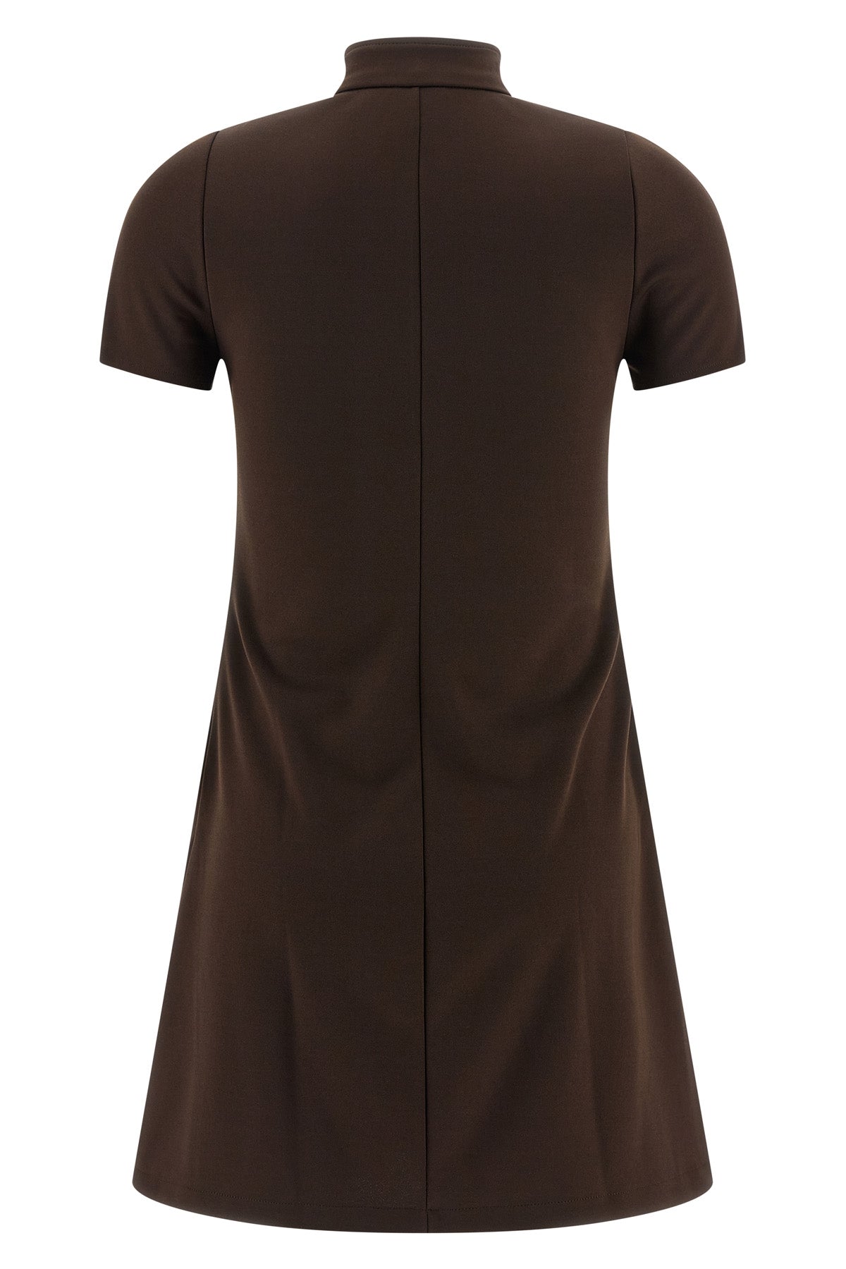interlock tracksuit mini shiny jersey dress