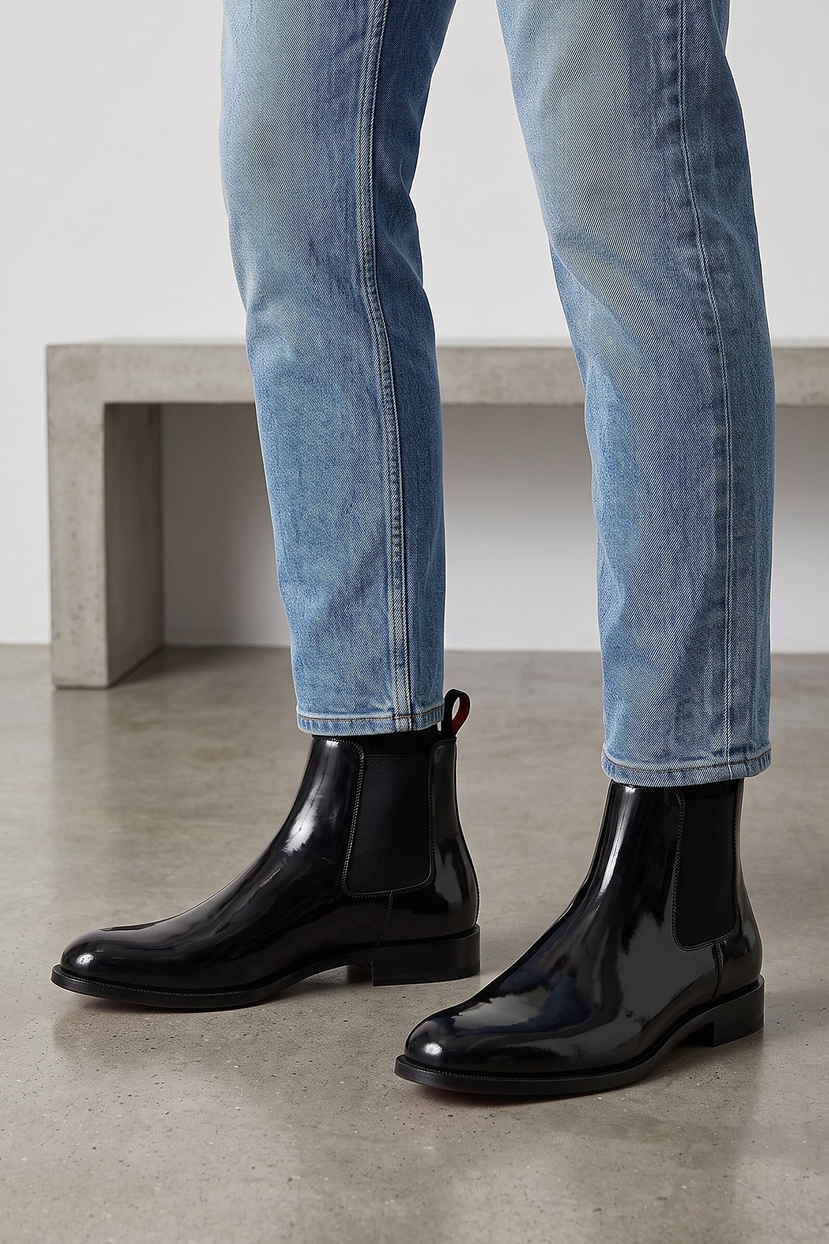 the christian louboutin choucair boot chelsea ankle boots