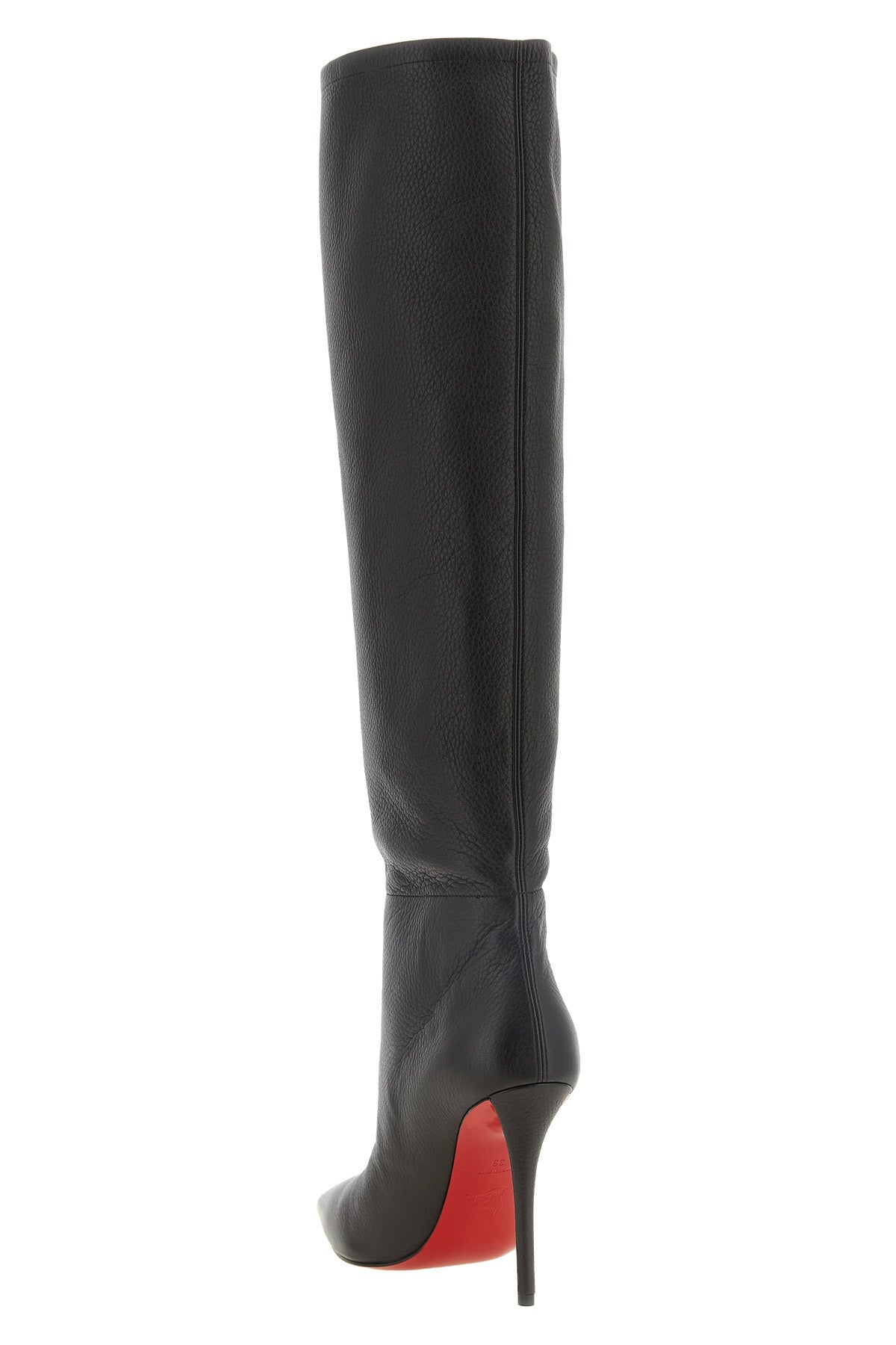 the christian louboutin zependris boot defines a slender and sculptural silhou