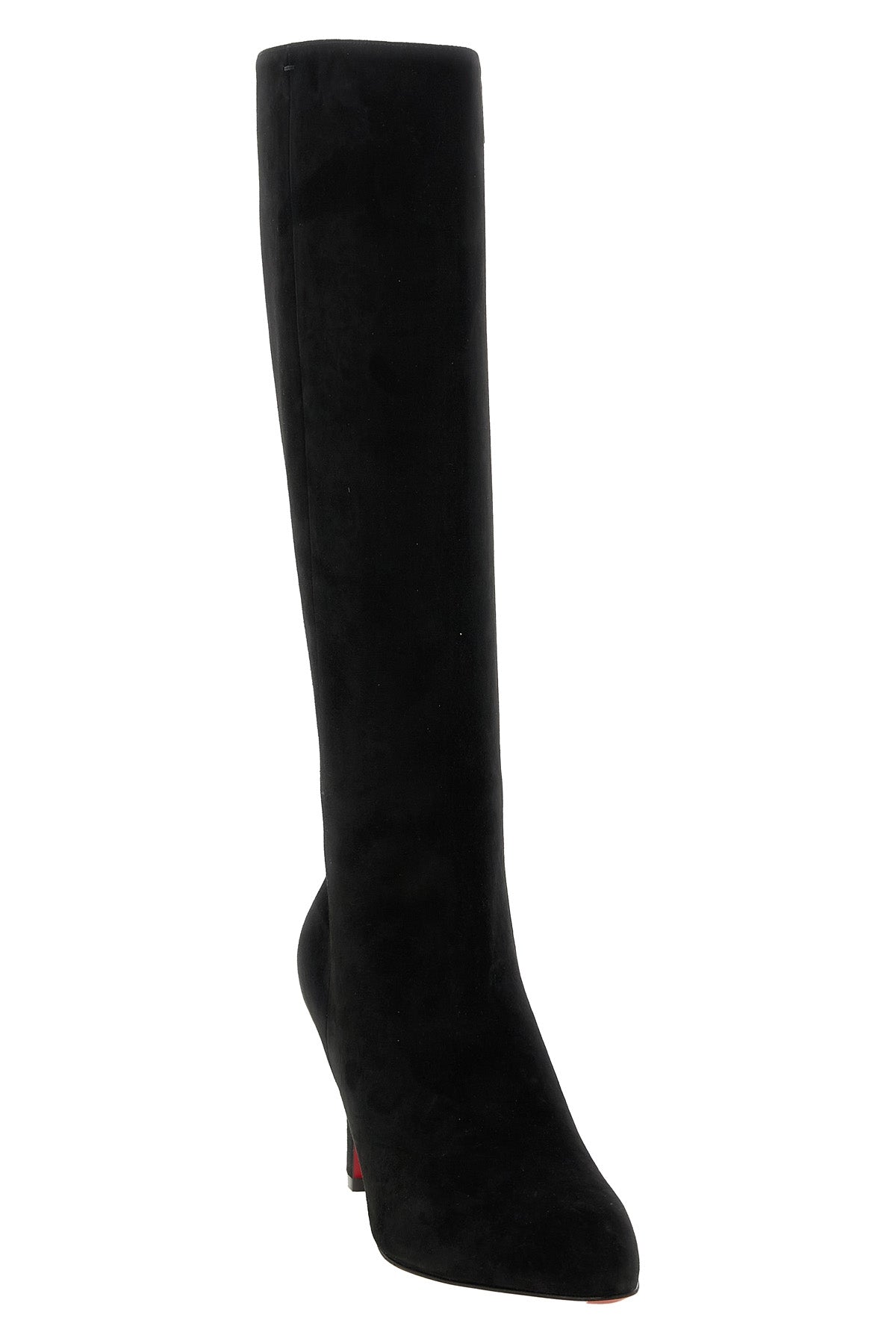 christian louboutin fannylove tight botta high boots define a slender silhouet