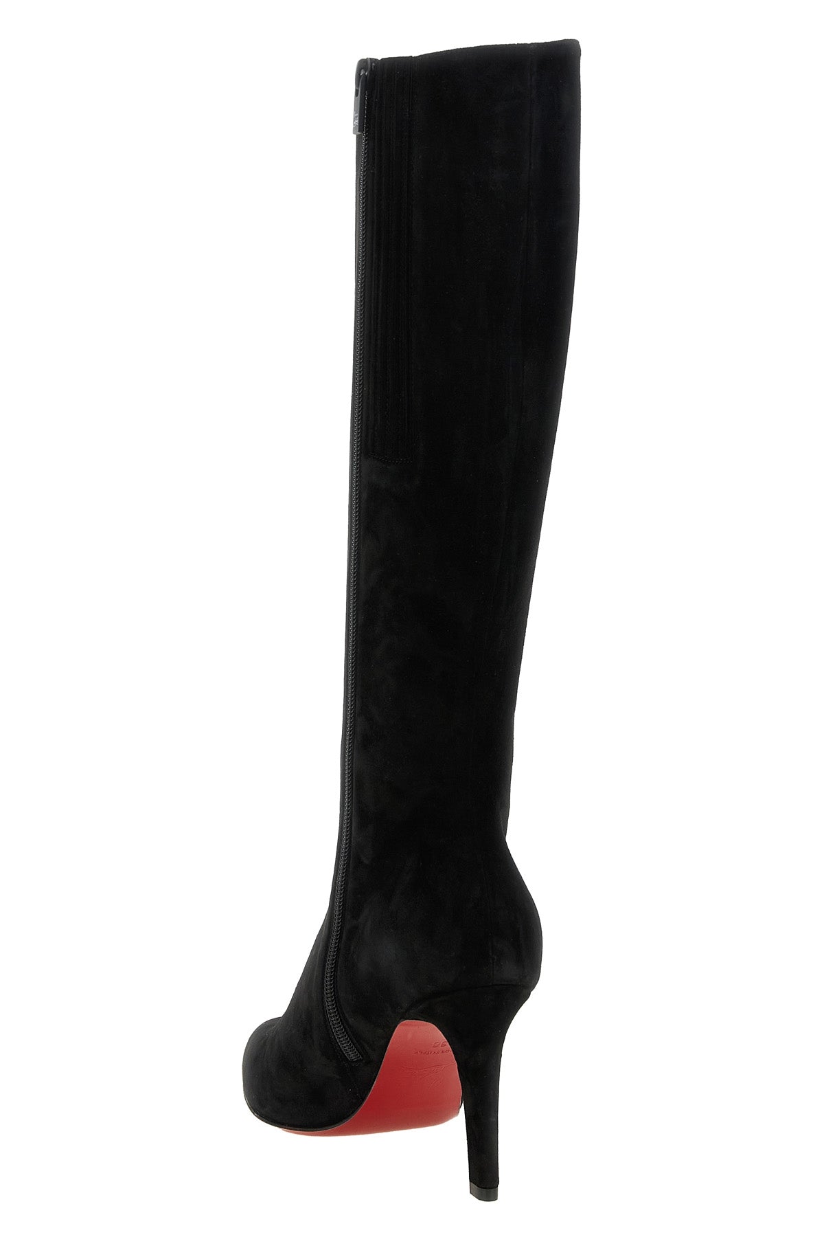 christian louboutin fannylove tight botta high boots define a slender silhouet