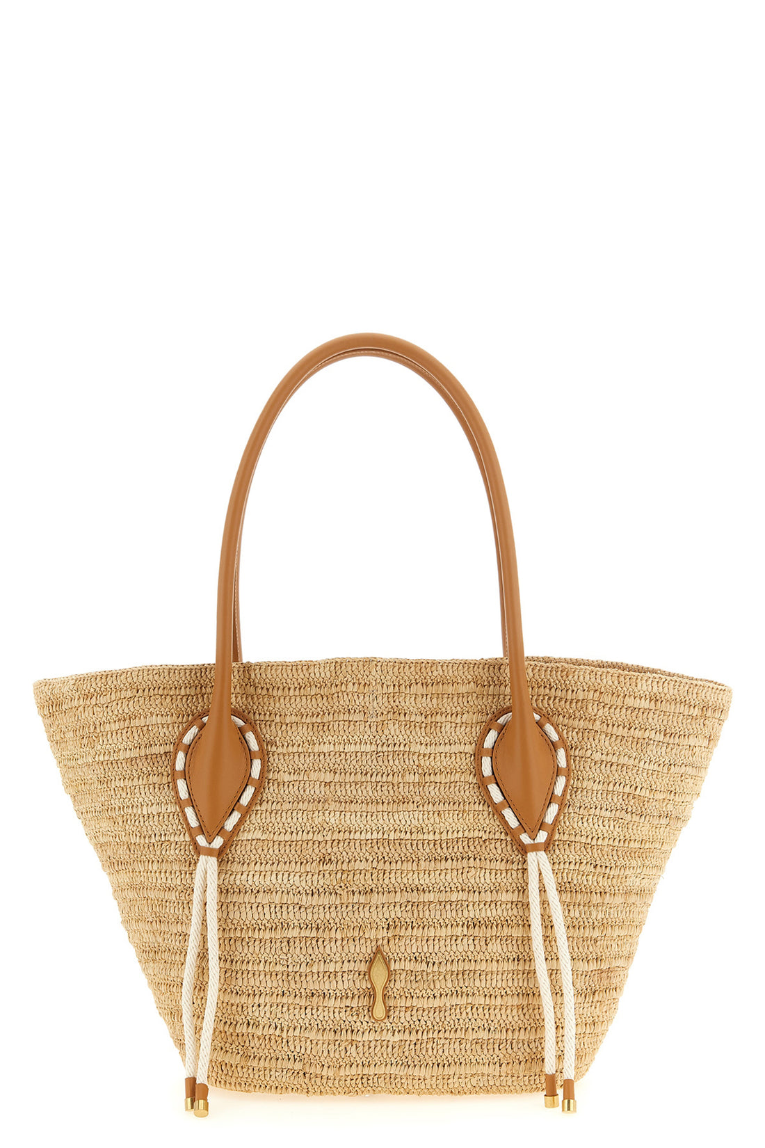 CHRISTIAN LOUBOUTIN OS the christian louboutin venus basket large shopping bag defines summer eleganc