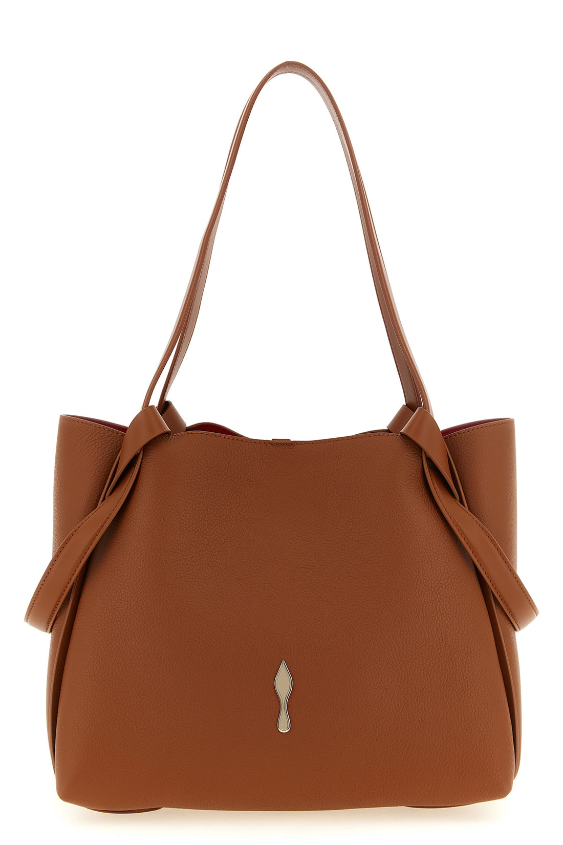 CHRISTIAN LOUBOUTIN OS small bettina shopping bag in grain calf leather