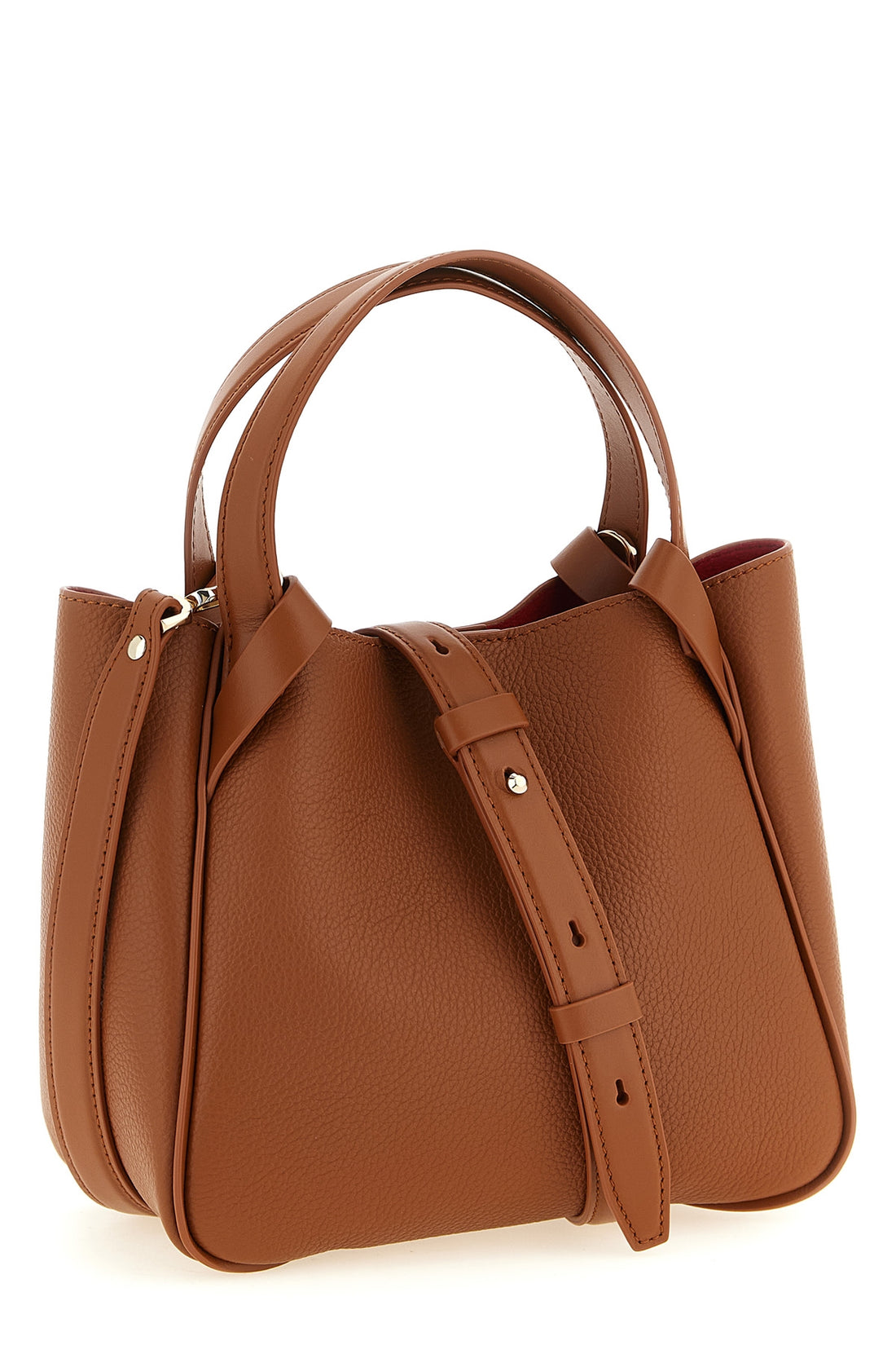 CHRISTIAN LOUBOUTIN OS bettina mini shopping bag in grain calf leather