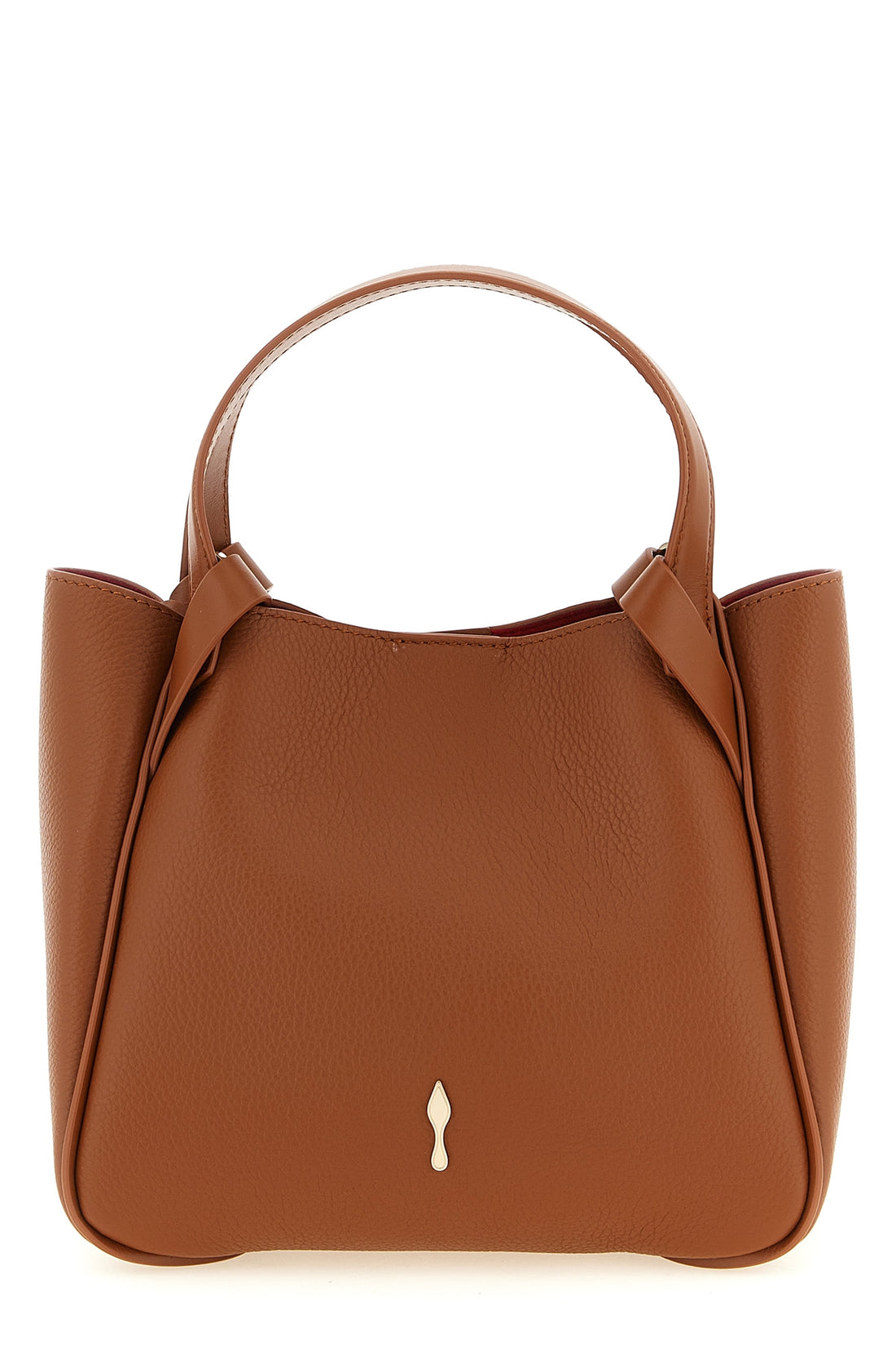 CHRISTIAN LOUBOUTIN OS bettina mini shopping bag in grain calf leather