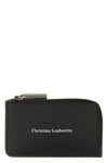 the christian louboutin canopy zipped smooth calf leather card holder
