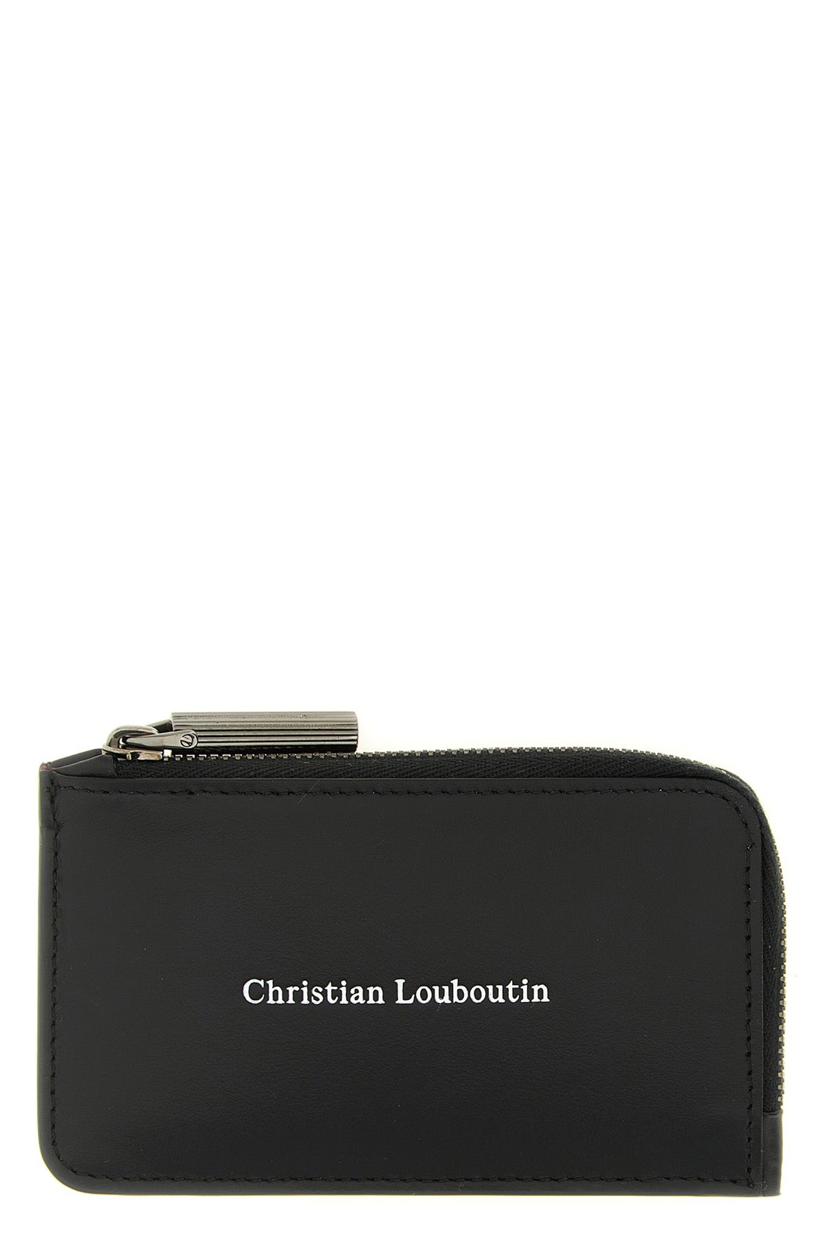 the christian louboutin canopy zipped smooth calf leather card holder