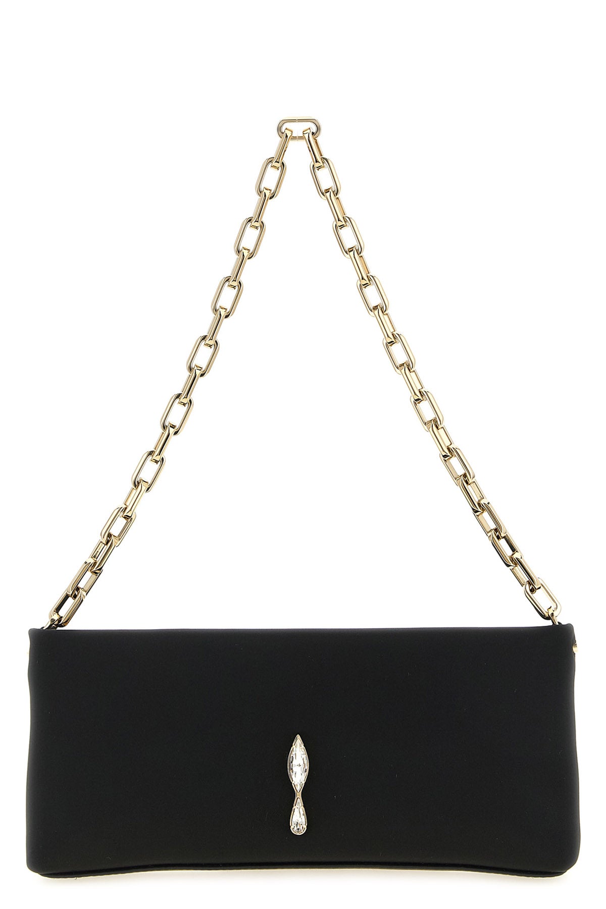 christian louboutin maykimay clutch bag is distinguished by a soft rectangular s