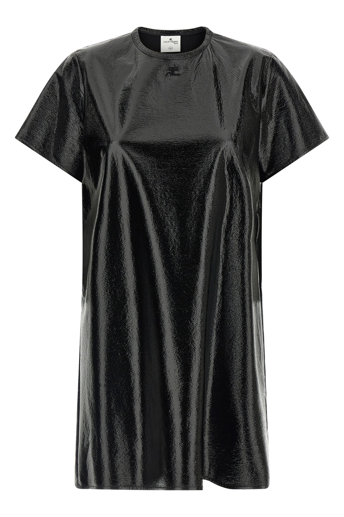 COURRÈGES 36 the mini dress courrèges defines an essential silhouette through a rigorous t-sh