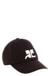 the courrèges ac logo baseball cap redefines the casual aesthetic through a ri
