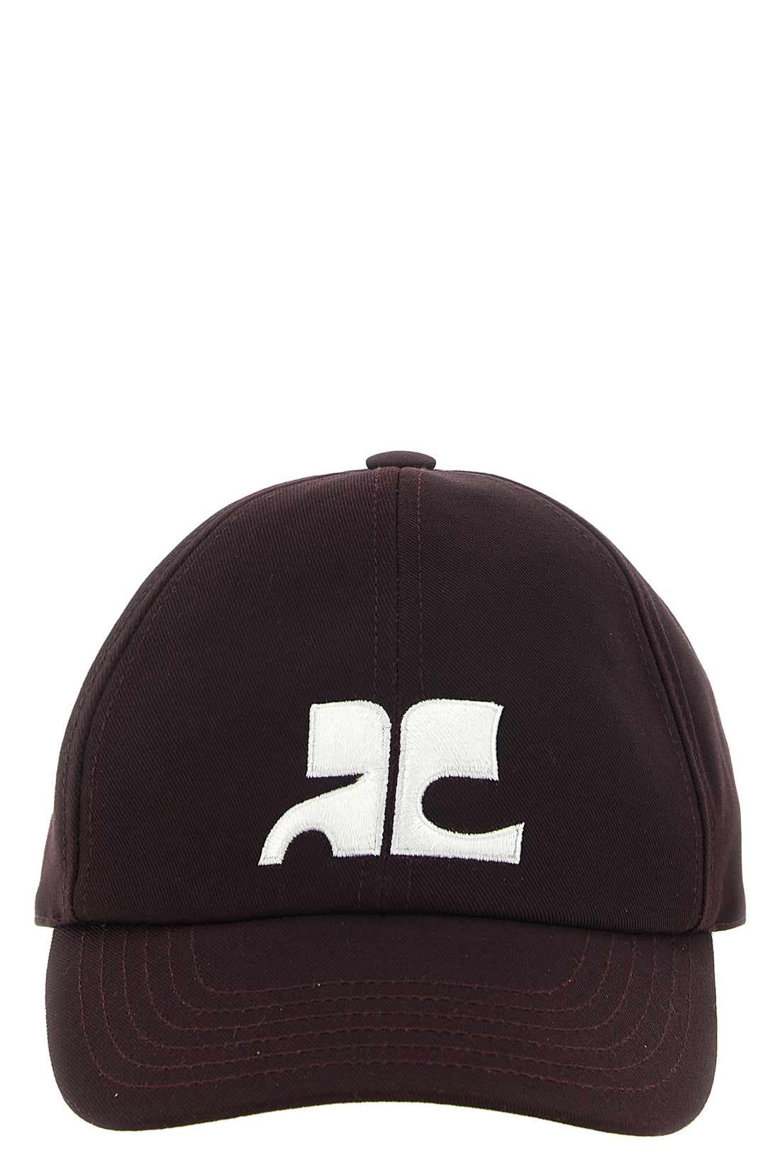 COURRÈGES OS the courrèges ac logo baseball cap redefines the casual aesthetic through a ri