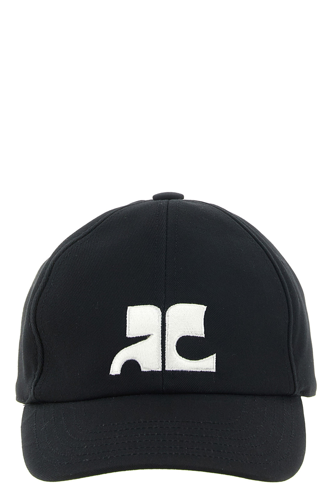 COURRÈGES OS the ac logo cotton cap courrèges hat redefines sporty aesthetics through a min