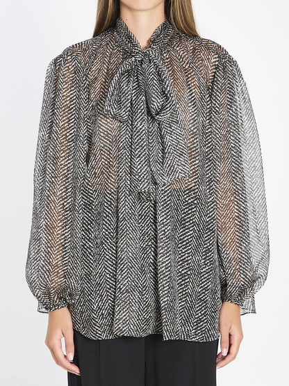 DOLCE&amp;GABBANA 40 silk chiffon blouse